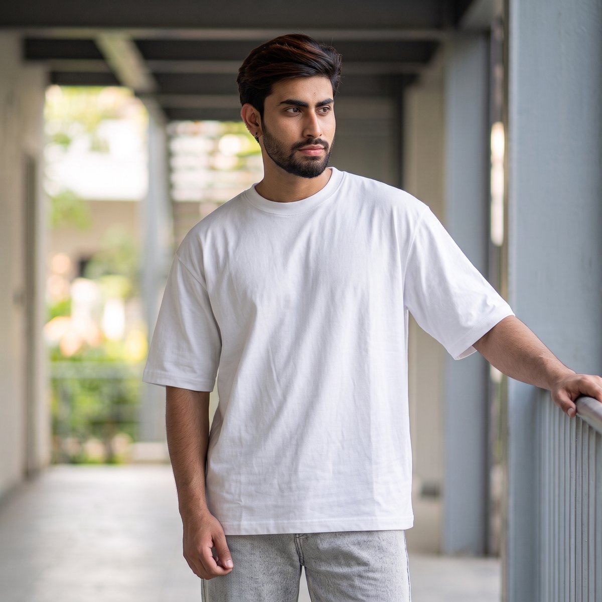 Solid White T-Shirt